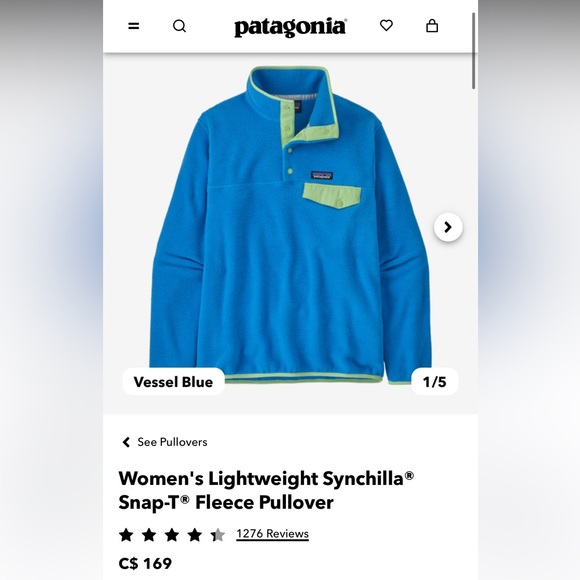 Patagonia fleece pullover - Picture 5 of 5